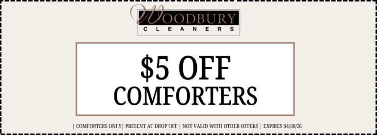 graphic with coupon for month of april for comforters.